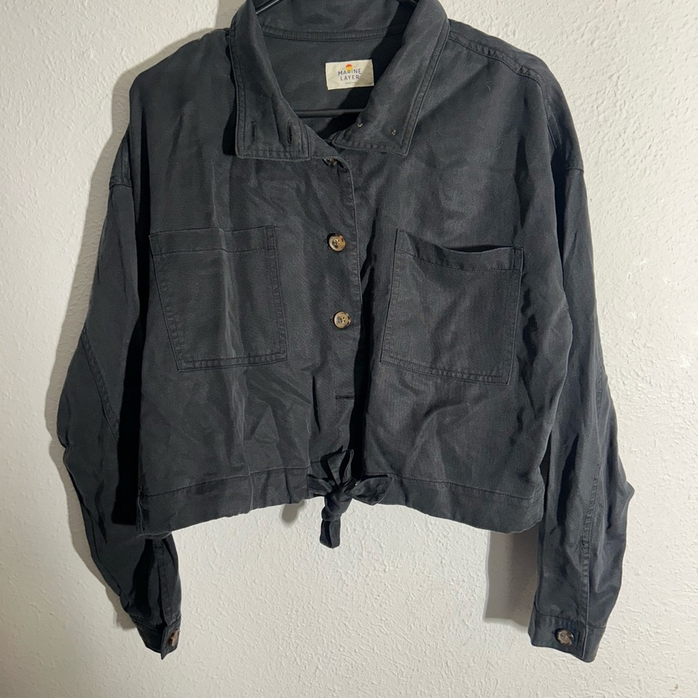 Marine Layer Charcoal Utility Jacket